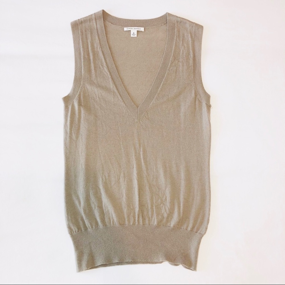 Men's Banana Republic Beige Vest